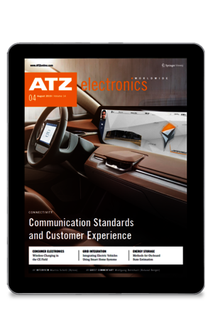 ATZelectronics worldwide: Cover auf Tablet