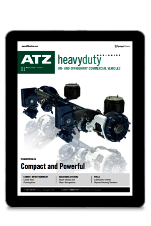 ATZheavy duty Worldwide: Cover auf Magazin und Tablet