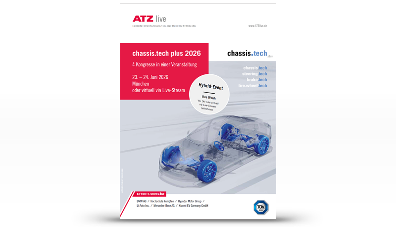 Cover Veranstaltungsflyer chassis.tech plus 2026